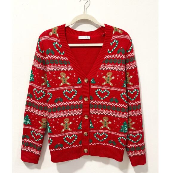 Primark Cares - Women's Ugly Christmas Cardigan Sweater (size small) - Picture 1 of 4